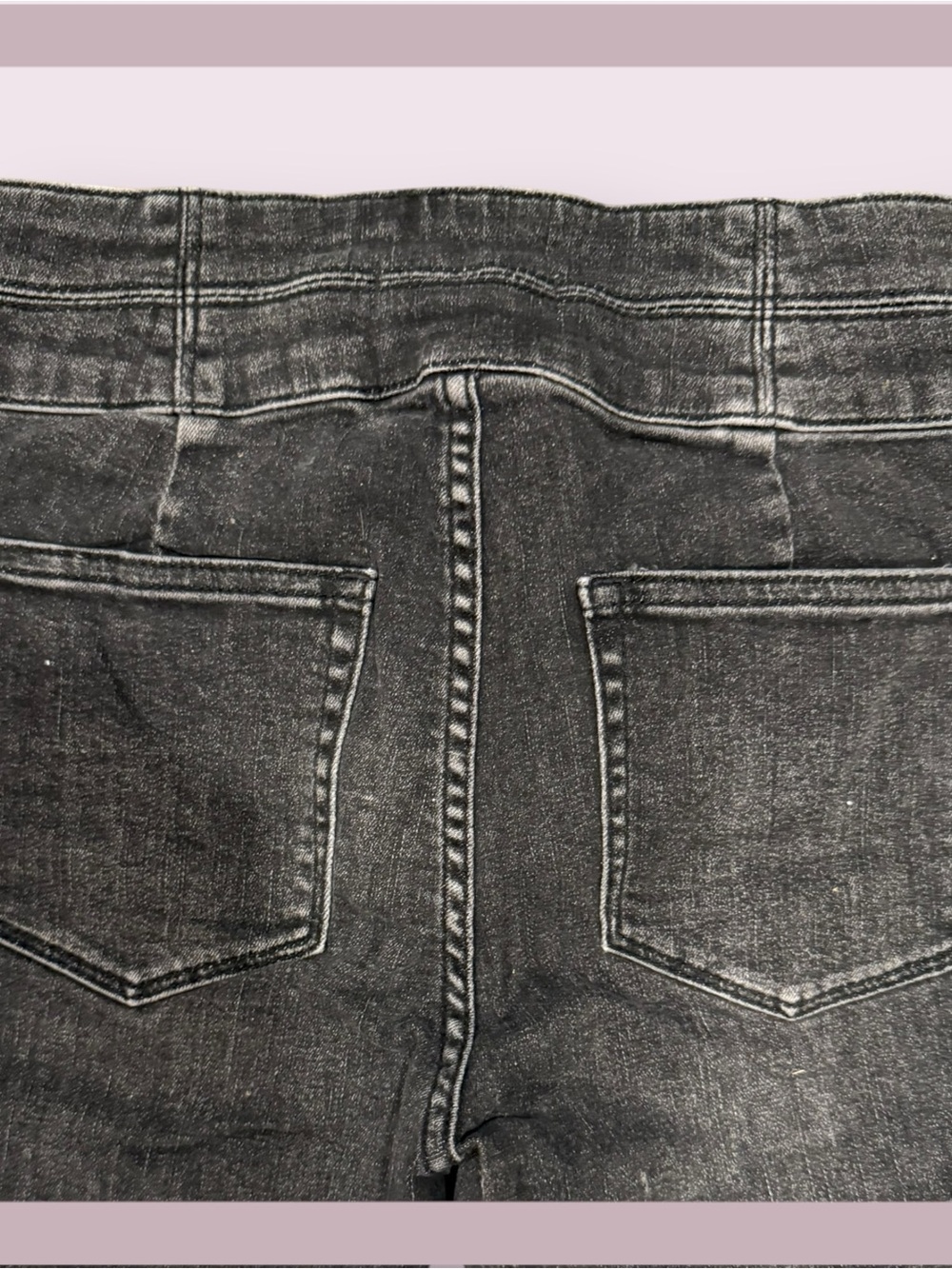 We The Free / Free People Curvy Lovers Knot Lace Up High Rise Skinny Jeans - Picture 8 of 9